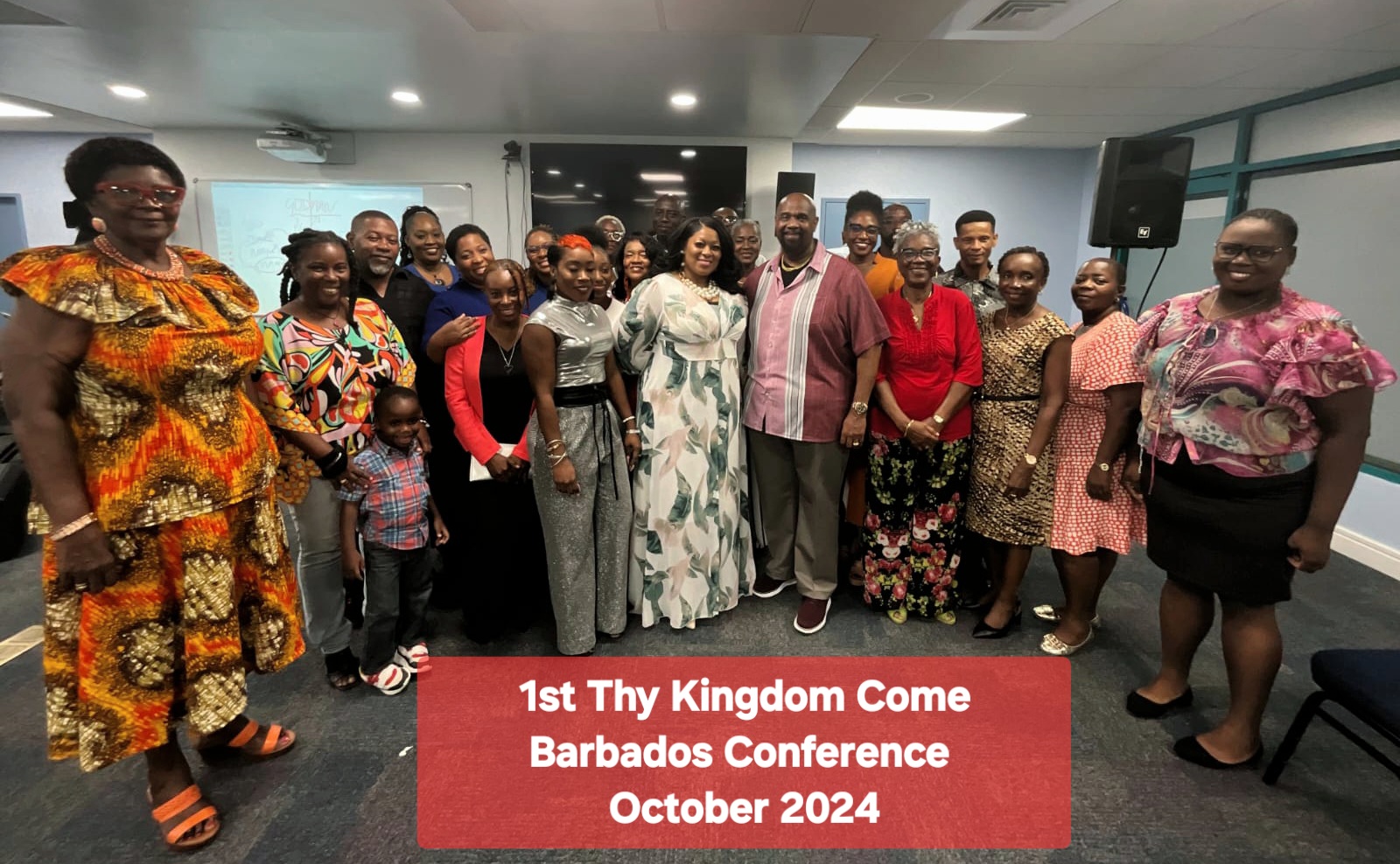 Conference attendees with Dr. and Lady Bishop in Barbados