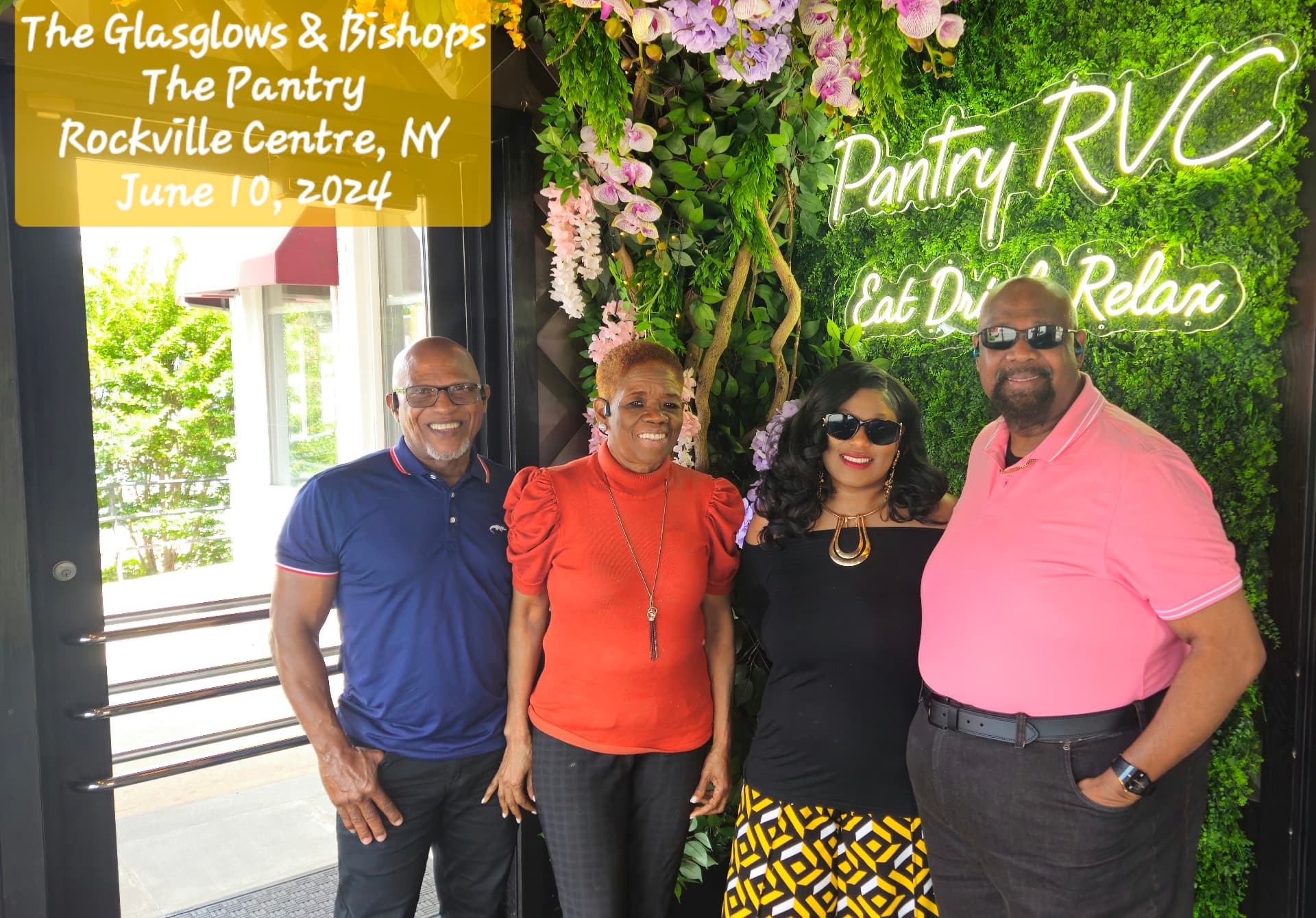 Dr. and Lady Bishop with the Glasgows