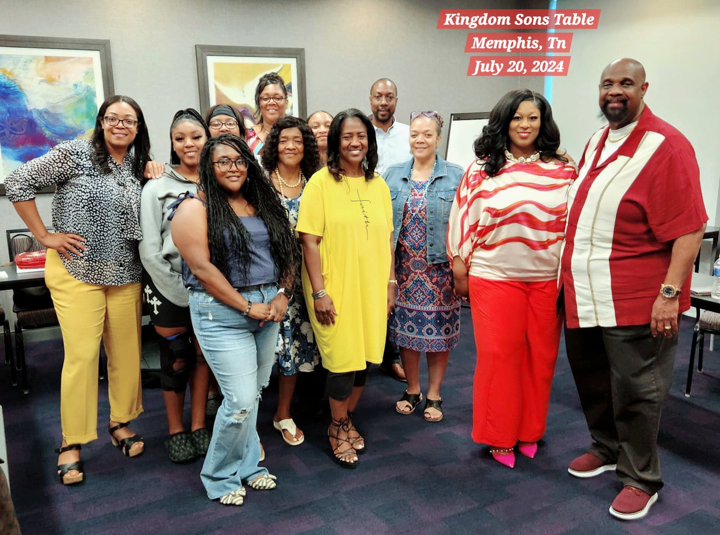 Kingdom Sons Table gathering with Dr. and Lady Bishop in Memphis